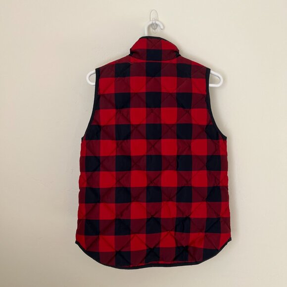 J.Crew Buffalo Check Puffer Vest - Picture 3 of 5